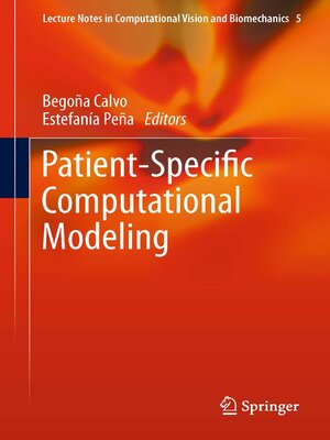 cover image of Patient-Specific Computational Modeling